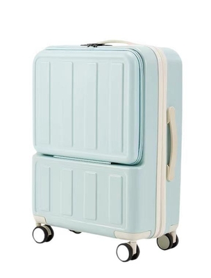 45-55L Light Macaron Color Cabin Carry On Suitcase With Half Front Compartment
