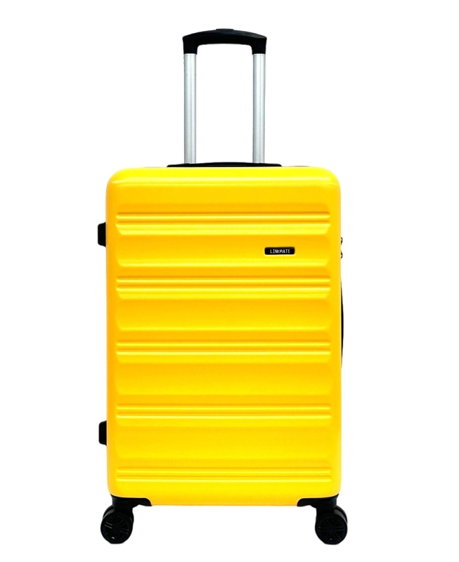 Multidirectional Hard Travel Luggage ABS Trolley Case Set 3 Piece  Wear Resistance